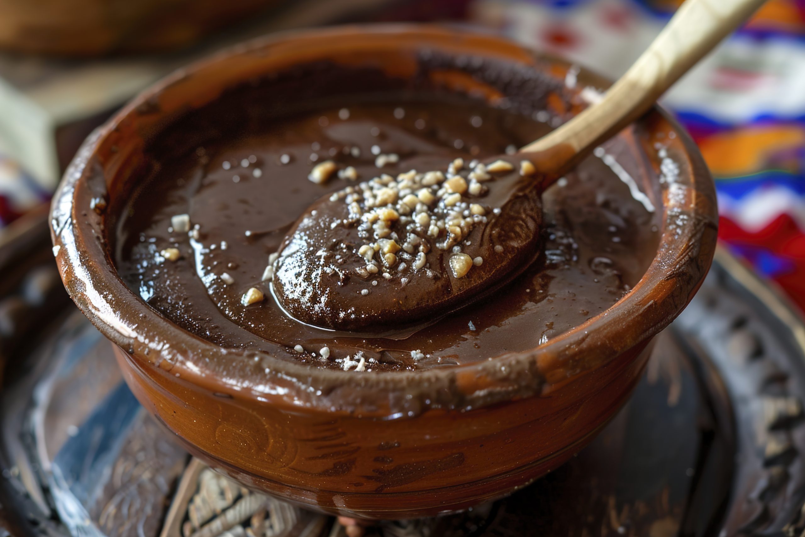 mole delicious guatemalan dessert prepared homemade